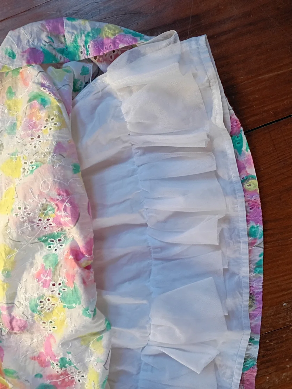 Gymboree White Floral Sleeveless Dress 3t